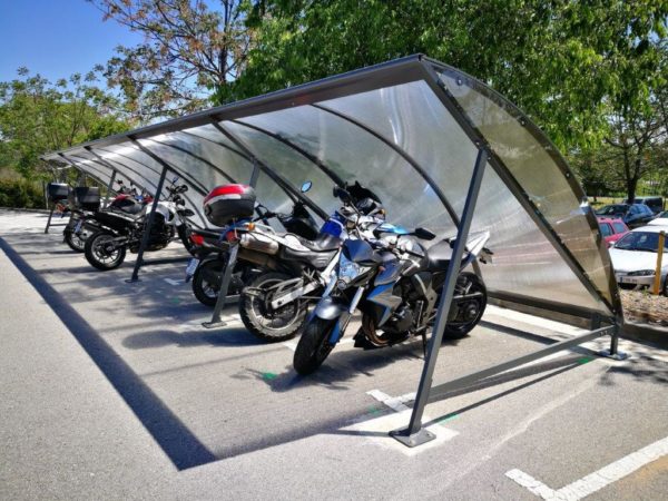 Refugio-marquesina para motos