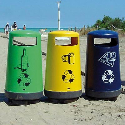 Topsy Trio™ Contenedores de reciclaje