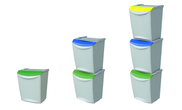 CONTENEDOR APILABLE RECYCLING - Apilable en torre