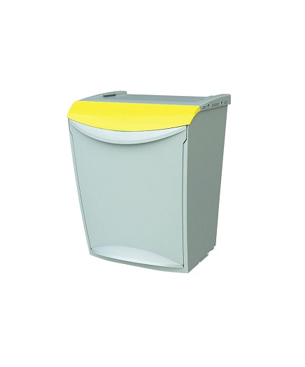 CONTENEDOR APILABLE RECYCLING - Color amarillo