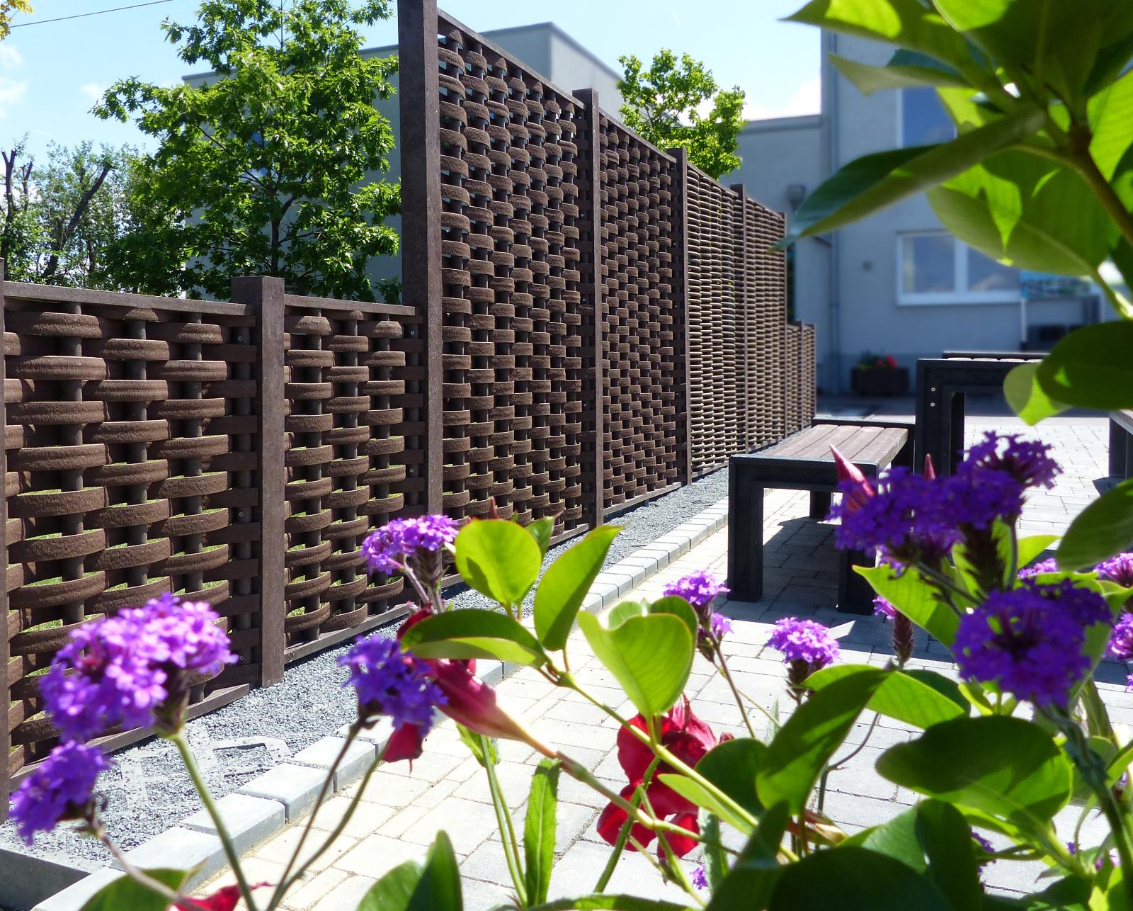 Cerramientos Jardin Plástico Celosias Para Jardin Con Hojas Valla De  Ocultacion Jardin Paneles de valla de enrejado Privacidad Exterior Interior